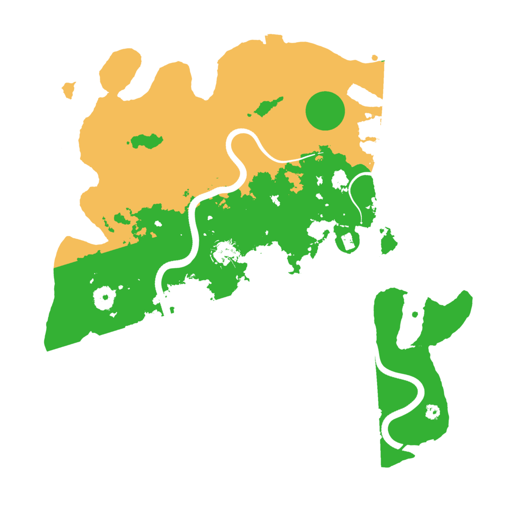 Biome Rust Map: Procedural Map, Size: 3500, Seed: 187723403