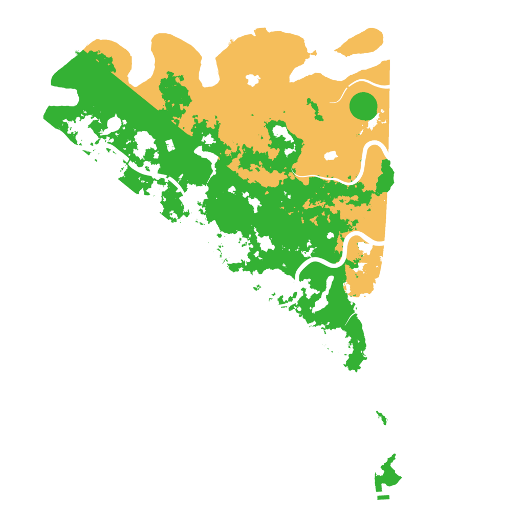 Biome Rust Map: Procedural Map, Size: 5000, Seed: 1851149222