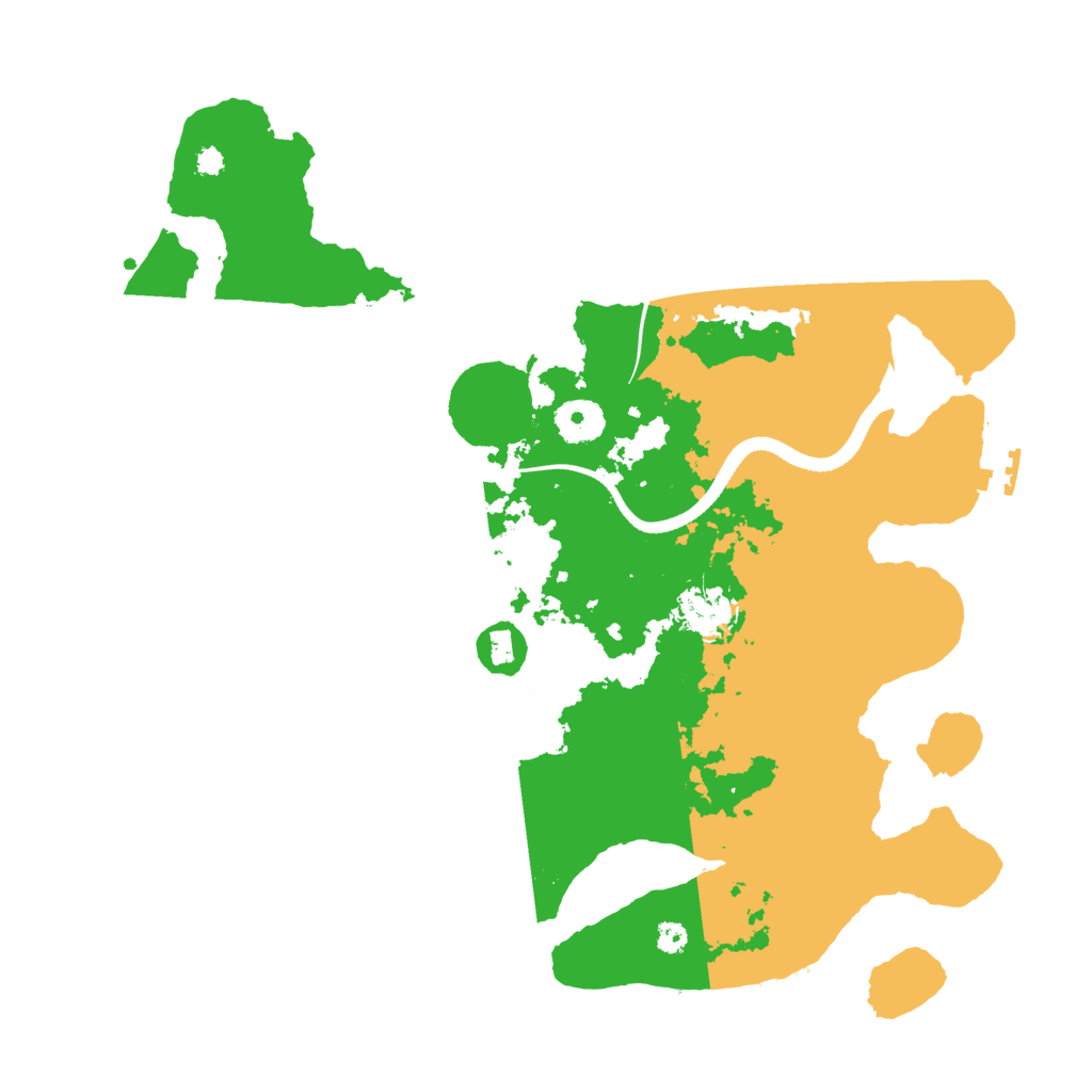 Biome Rust Map: Procedural Map, Size: 3500, Seed: 1464233948