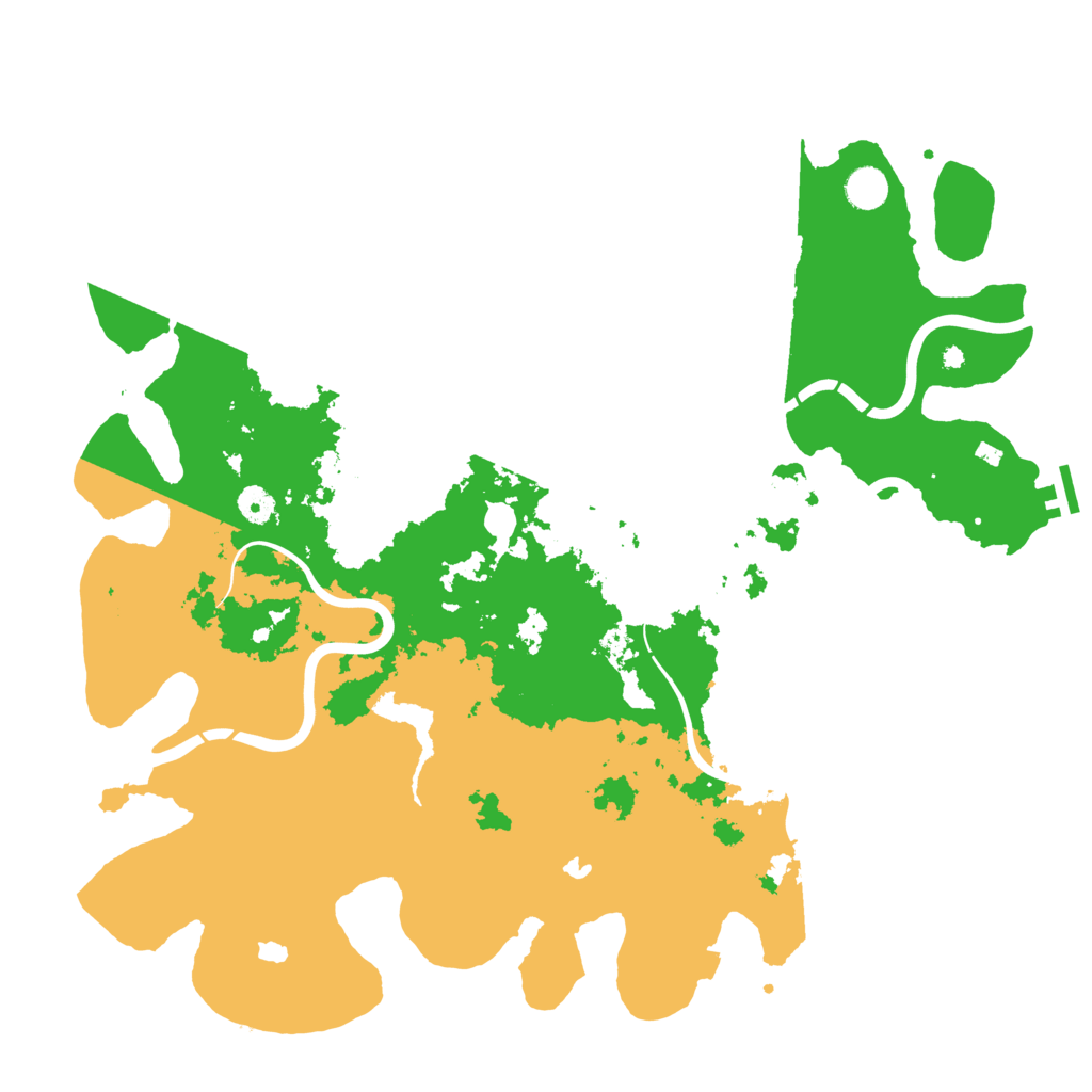 Biome Rust Map: Procedural Map, Size: 4500, Seed: 1932429495