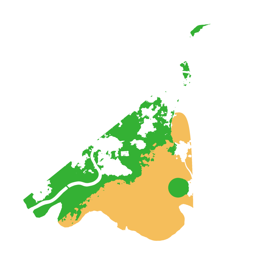 Biome Rust Map: Procedural Map, Size: 3500, Seed: 628174027
