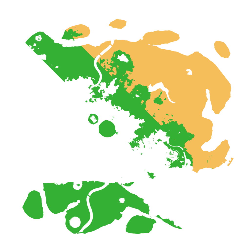 Biome Rust Map: Procedural Map, Size: 4000, Seed: 2013