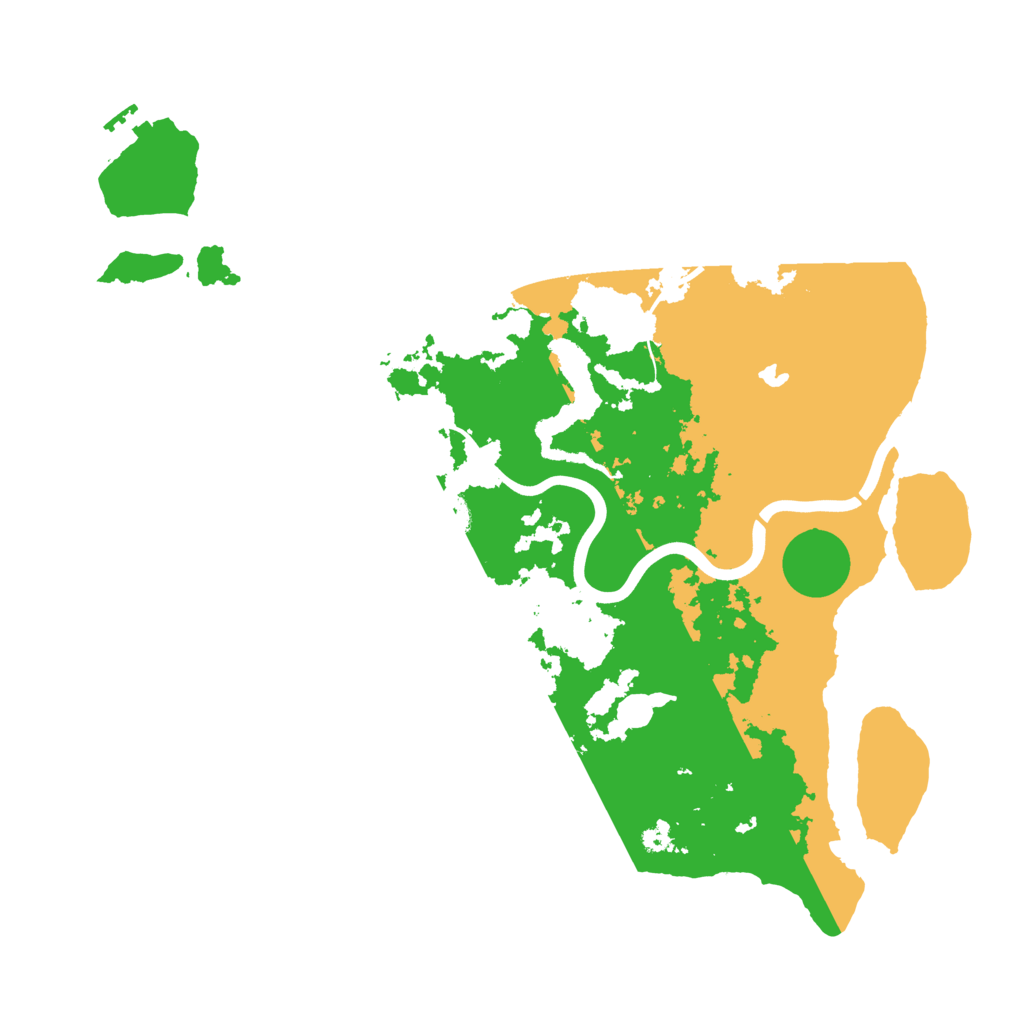 Biome Rust Map: Procedural Map, Size: 4000, Seed: 990349