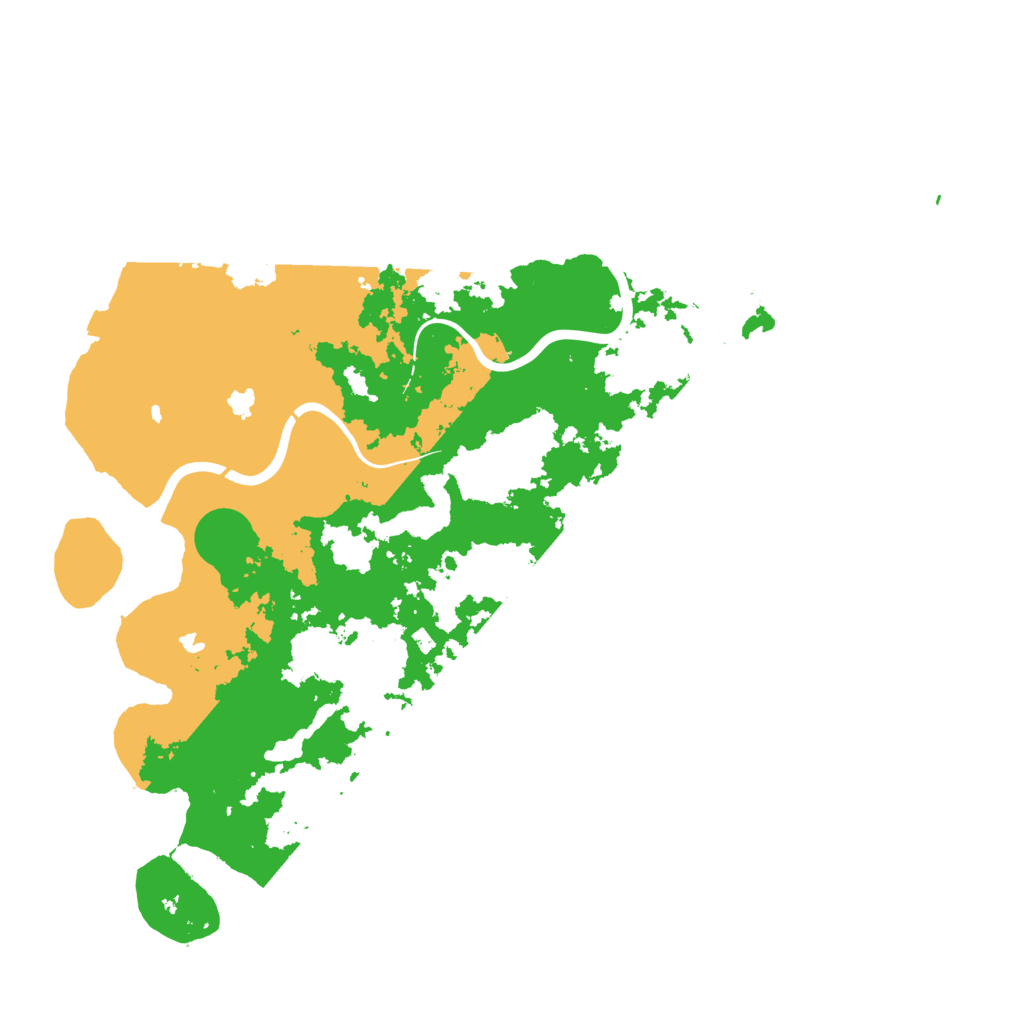 Biome Rust Map: Procedural Map, Size: 4550, Seed: 1308001519