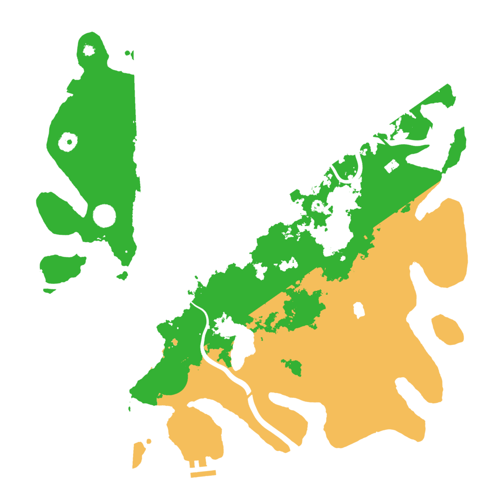 Biome Rust Map: Procedural Map, Size: 4000, Seed: 162989988