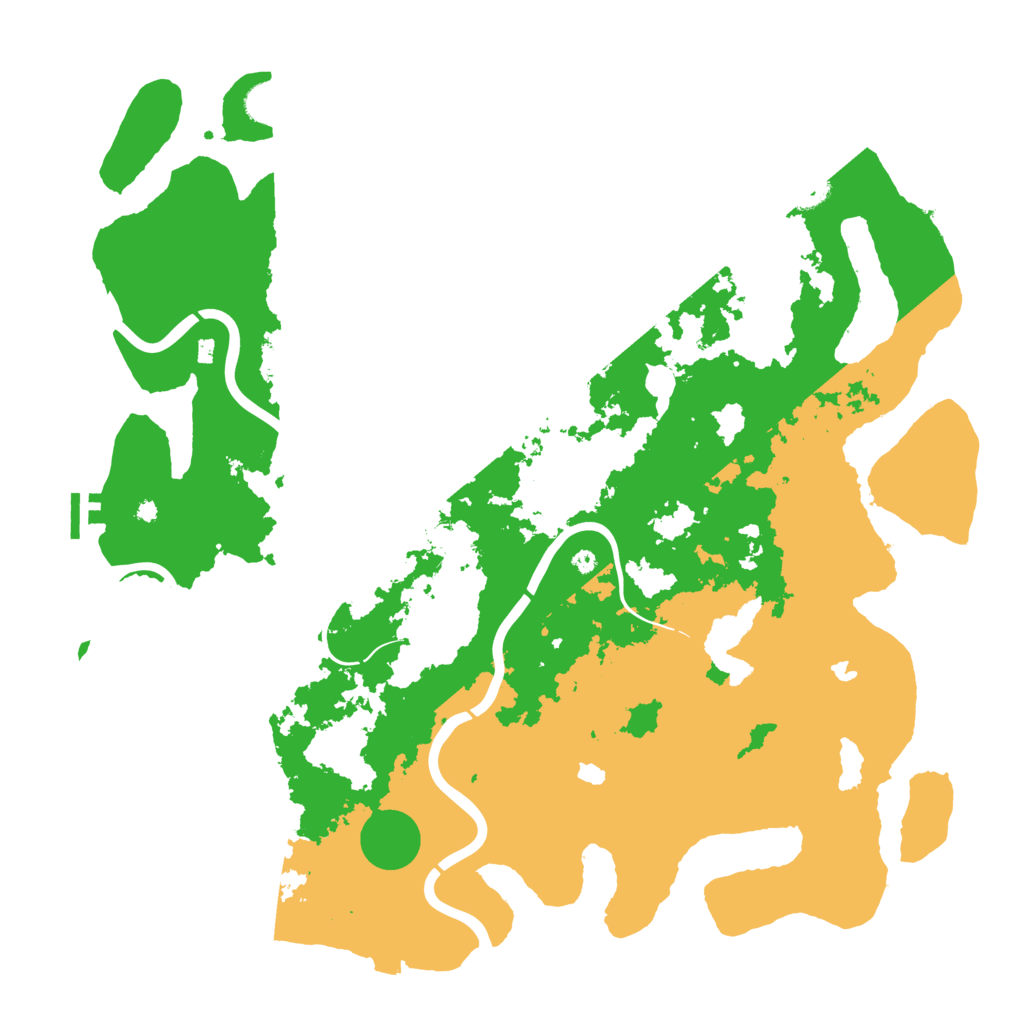 Biome Rust Map: Procedural Map, Size: 4500, Seed: 227