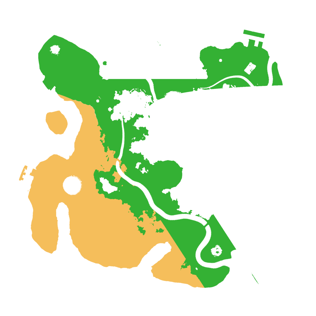 Biome Rust Map: Procedural Map, Size: 3000, Seed: 68816229