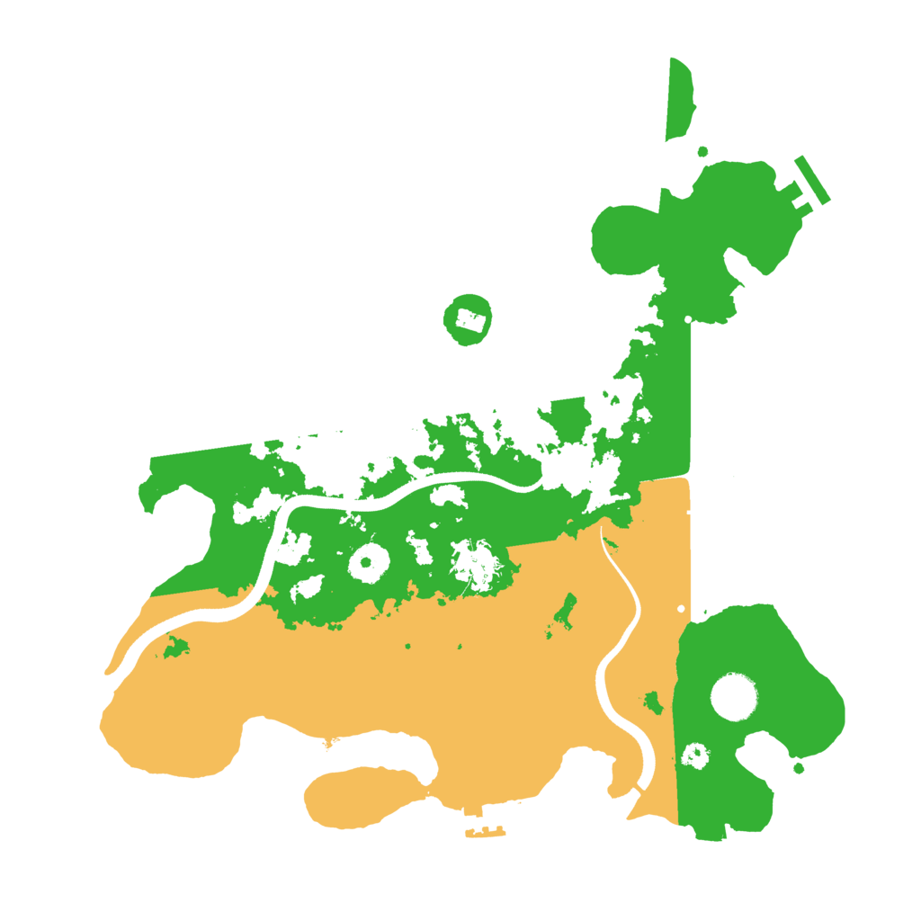 Biome Rust Map: Procedural Map, Size: 3500, Seed: 1742742716