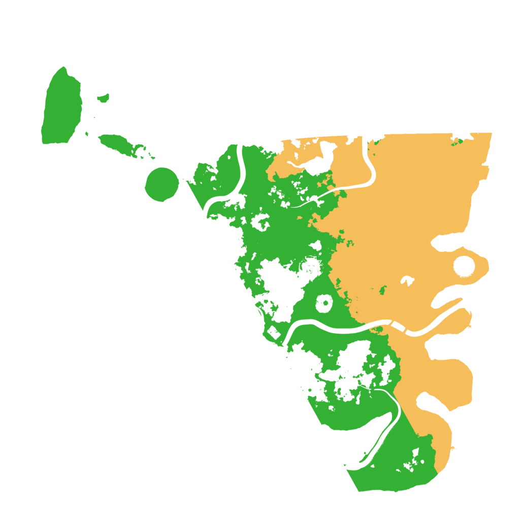 Biome Rust Map: Procedural Map, Size: 4300, Seed: 20250530