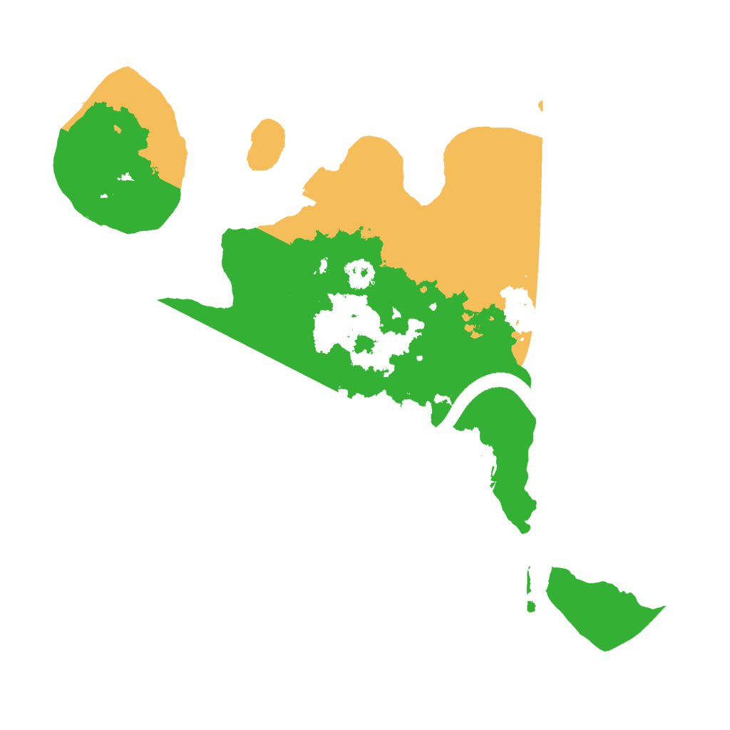 Biome Rust Map: Procedural Map, Size: 2500, Seed: 2079553043