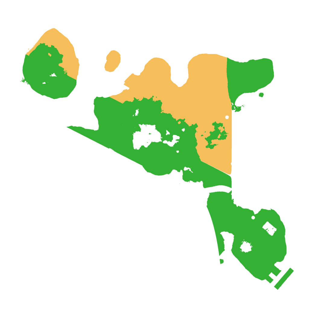 Biome Rust Map: Procedural Map, Size: 2500, Seed: 2079553043