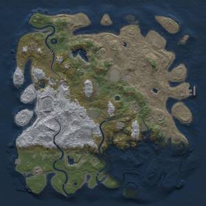 Thumbnail Rust Map: Procedural Map, Size: 4700, Seed: 1337420690, 15 Monuments