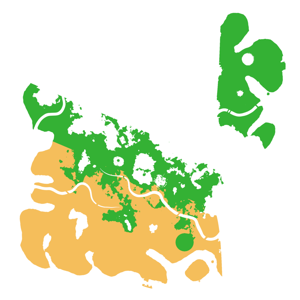 Biome Rust Map: Procedural Map, Size: 4400, Seed: 93730218