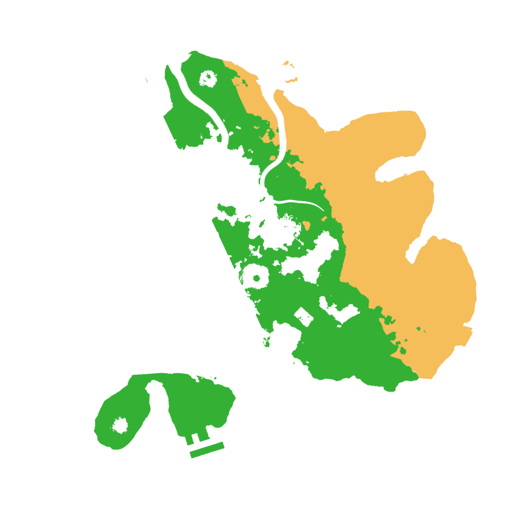 Biome Rust Map: Procedural Map, Size: 3000, Seed: 261472684