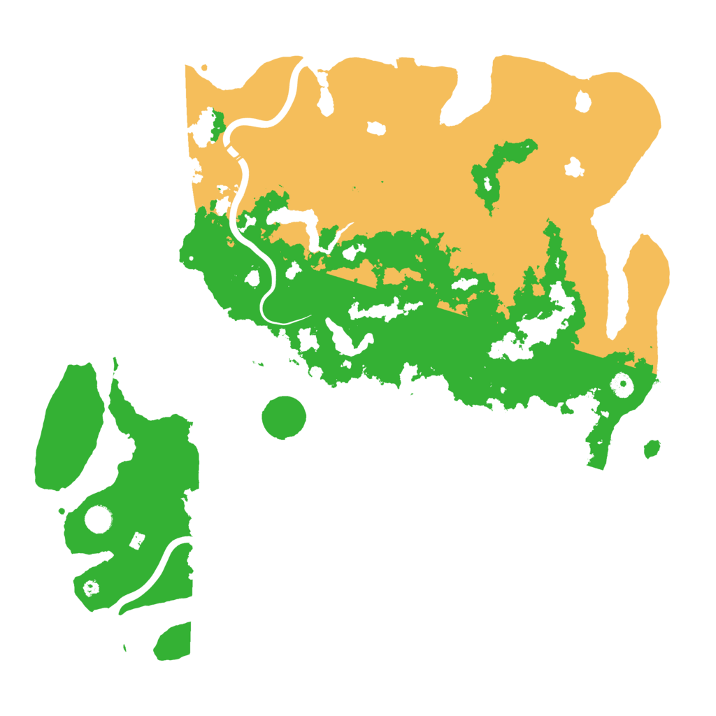 Biome Rust Map: Procedural Map, Size: 4600, Seed: 2019613283