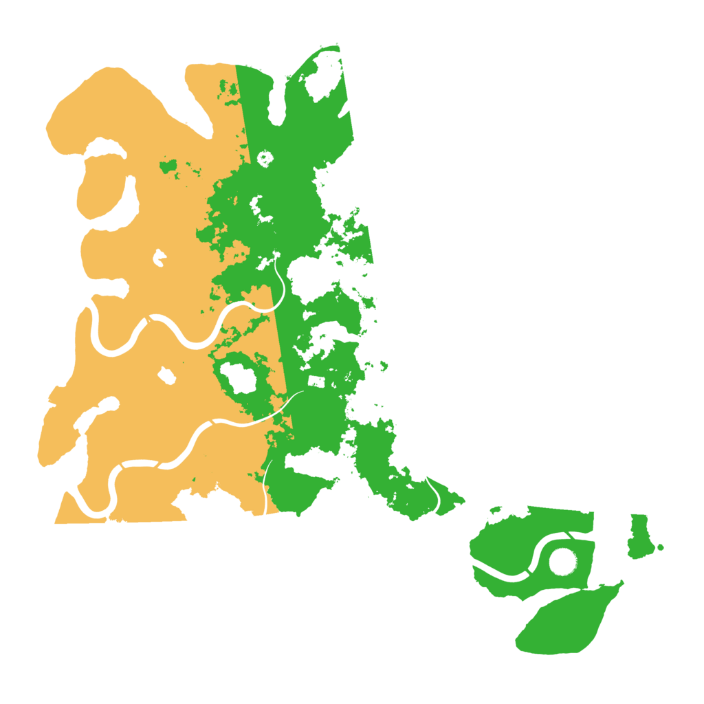 Biome Rust Map: Procedural Map, Size: 4500, Seed: 26395265