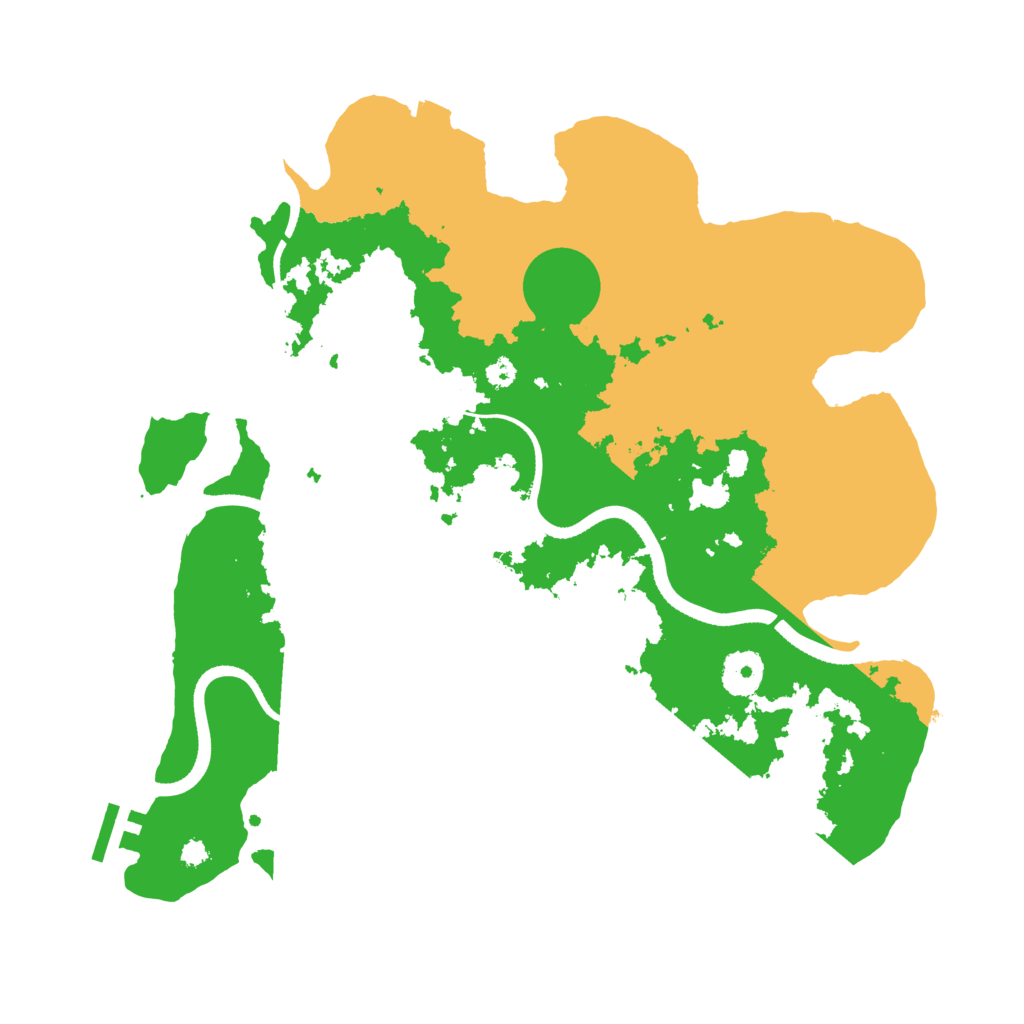Biome Rust Map: Procedural Map, Size: 3500, Seed: 1420069944