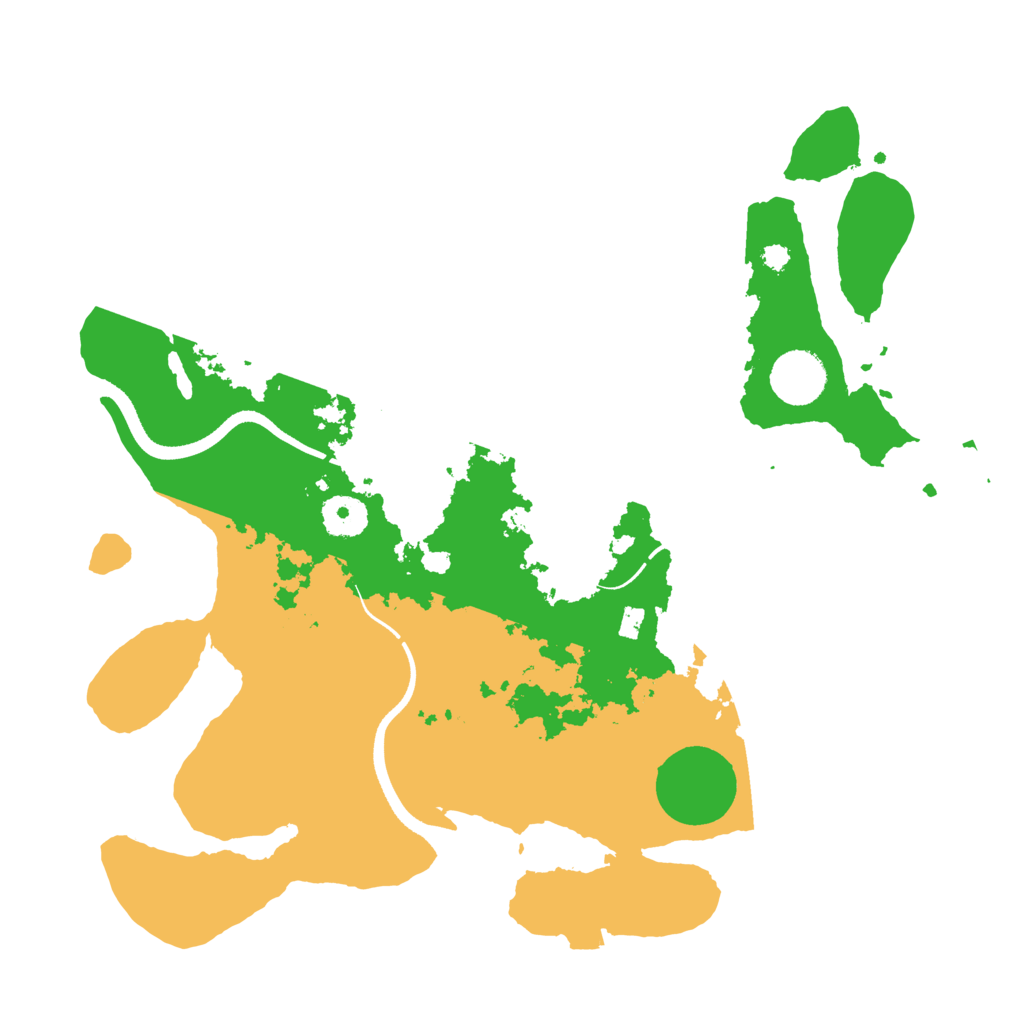 Biome Rust Map: Procedural Map, Size: 3500, Seed: 580086431