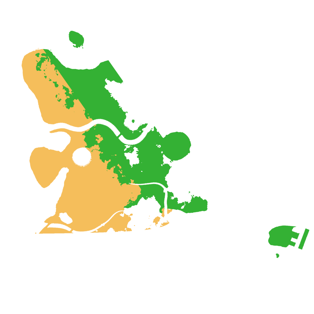 Biome Rust Map: Procedural Map, Size: 3000, Seed: 2065838518