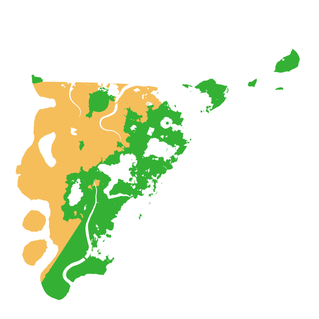 Biome Rust Map: Procedural Map, Size: 4200, Seed: 542909