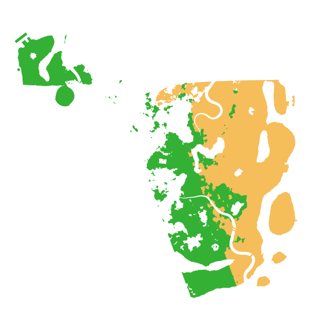 Biome Rust Map: Procedural Map, Size: 4500, Seed: 1597330440