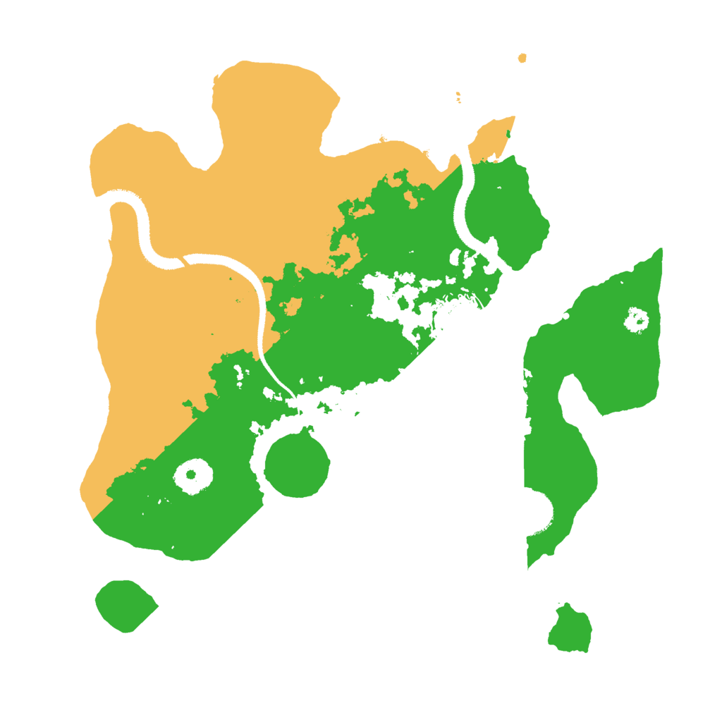 Biome Rust Map: Procedural Map, Size: 3000, Seed: 952190878