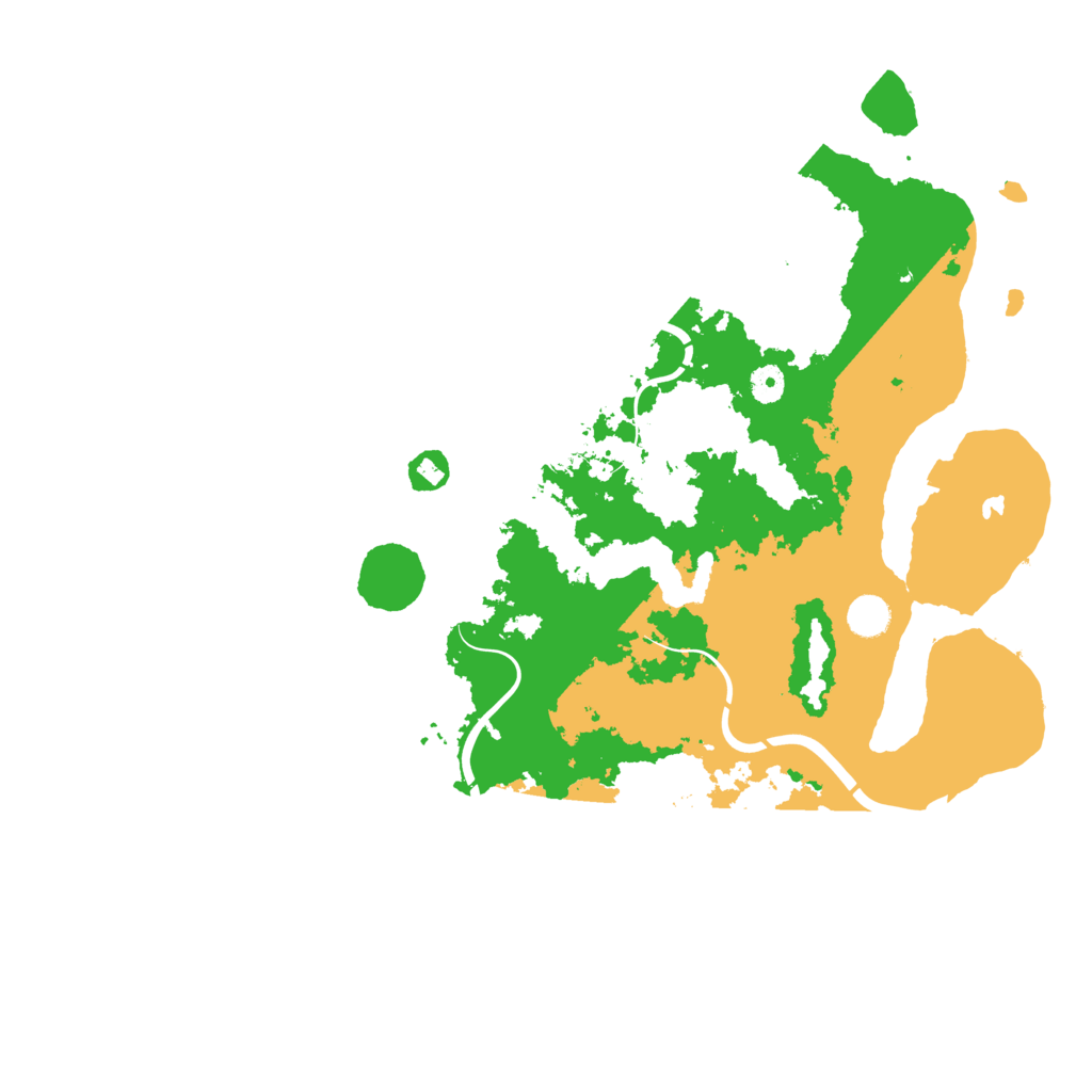 Biome Rust Map: Procedural Map, Size: 4500, Seed: 843950316