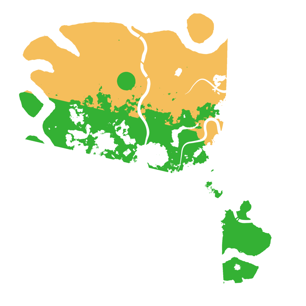 Biome Rust Map: Procedural Map, Size: 4400, Seed: 923411317