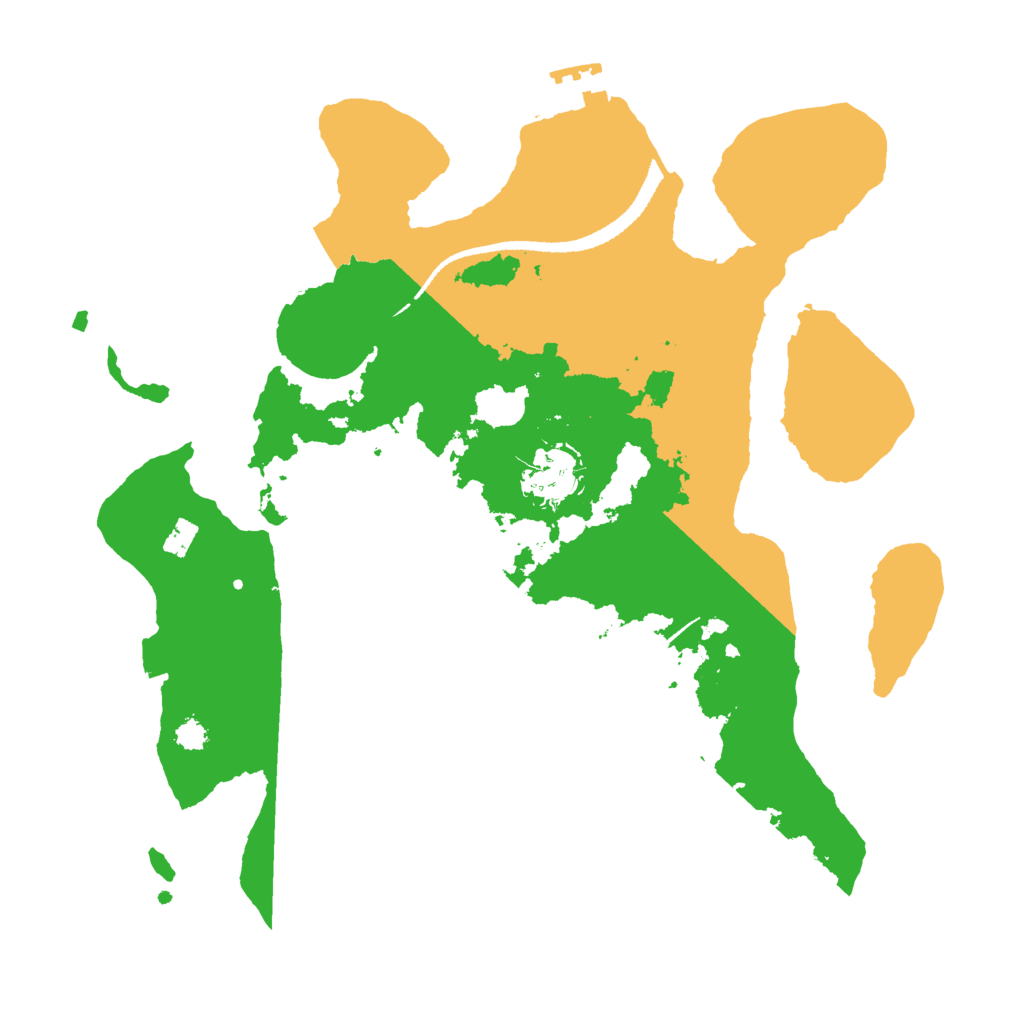 Biome Rust Map: Procedural Map, Size: 3000, Seed: 1774623046