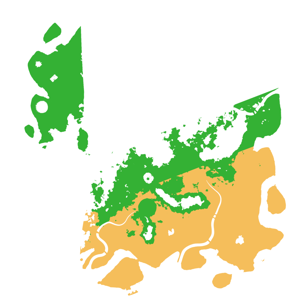 Biome Rust Map: Procedural Map, Size: 4500, Seed: 102316662