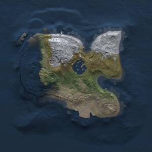 Thumbnail Rust Map: Procedural Map, Size: 1650, Seed: 1961597696, 4 Monuments