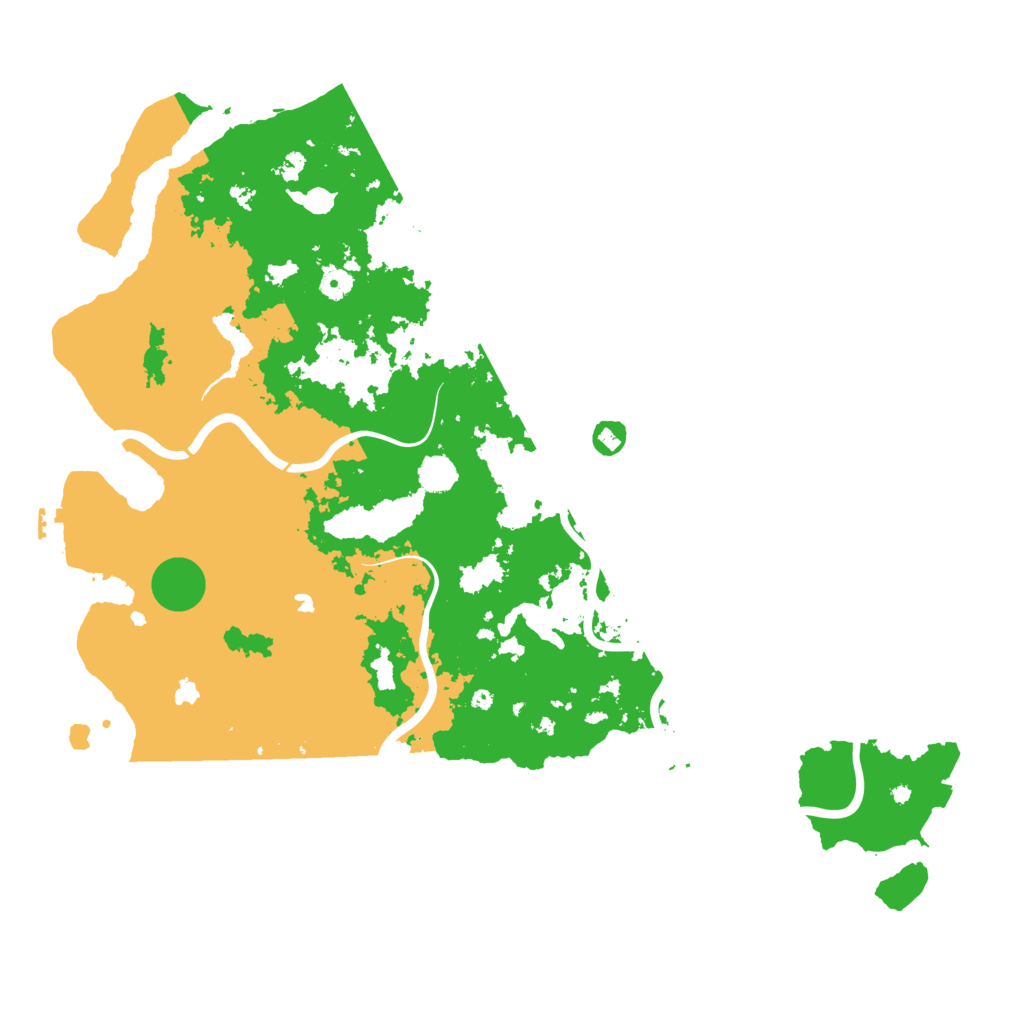 Biome Rust Map: Procedural Map, Size: 5000, Seed: 3908