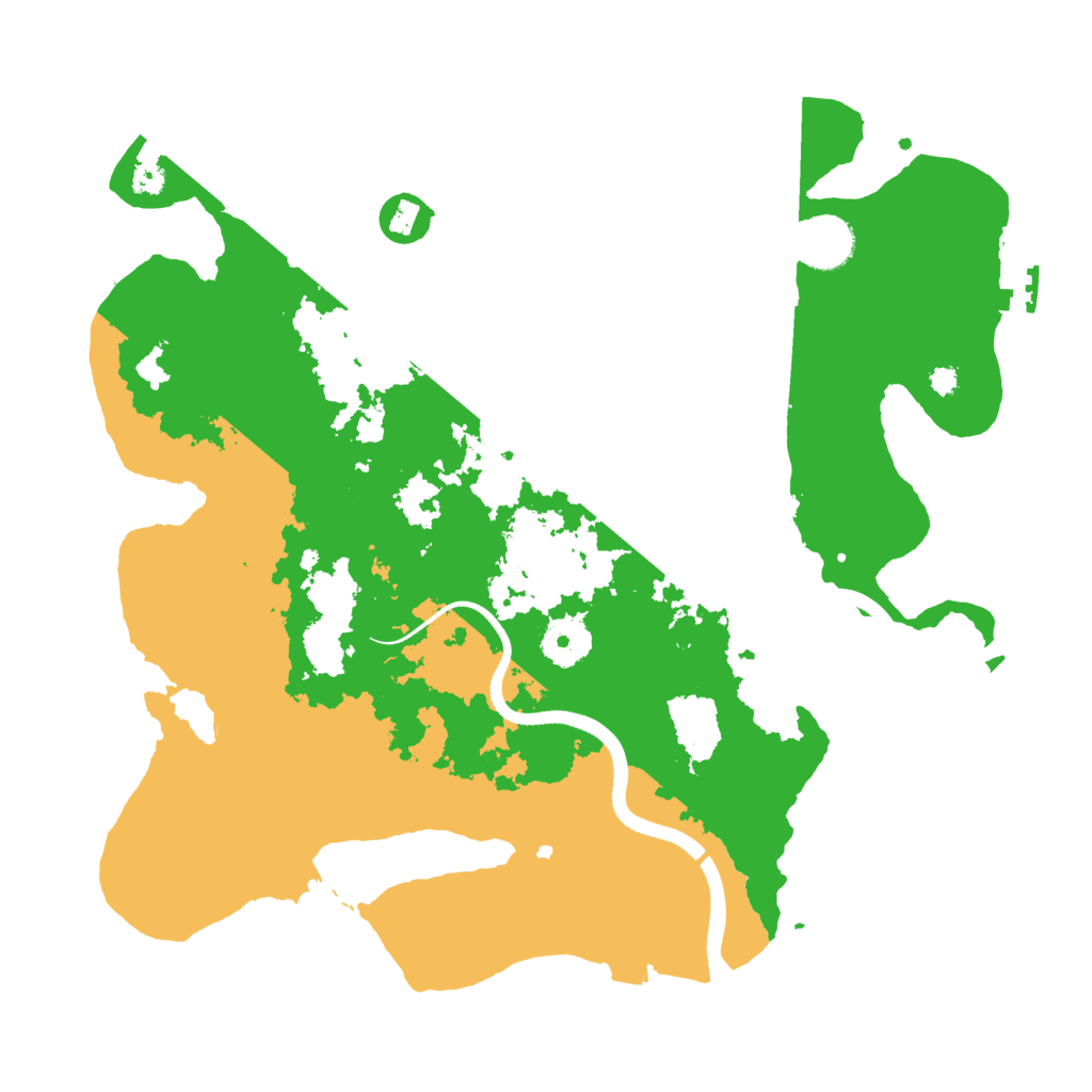 Biome Rust Map: Procedural Map, Size: 3500, Seed: 1166161013