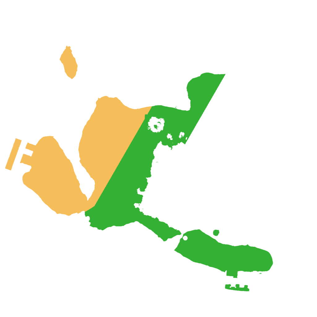 Biome Rust Map: Procedural Map, Size: 2000, Seed: 1822260145