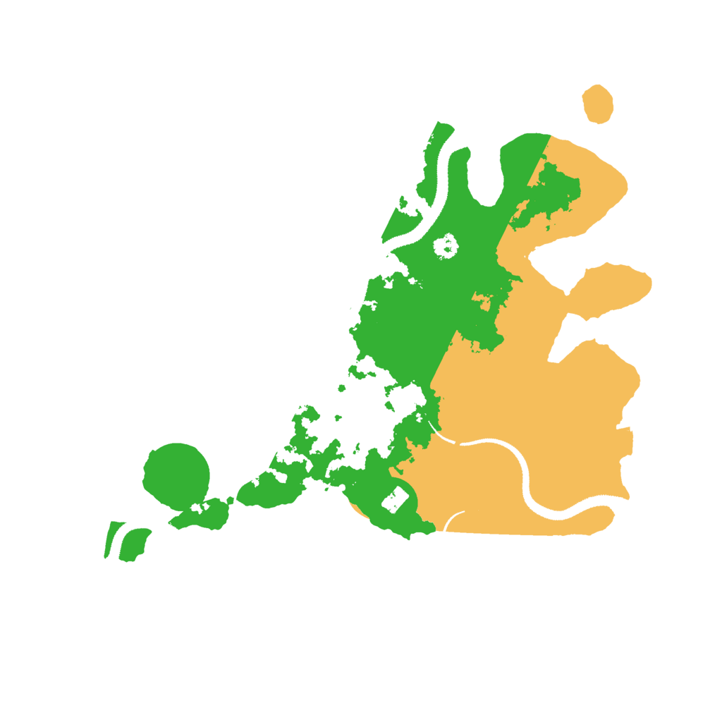 Biome Rust Map: Procedural Map, Size: 3000, Seed: 516419512