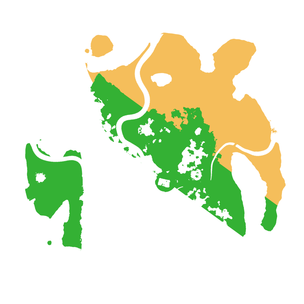 Biome Rust Map: Procedural Map, Size: 2800, Seed: 97151820