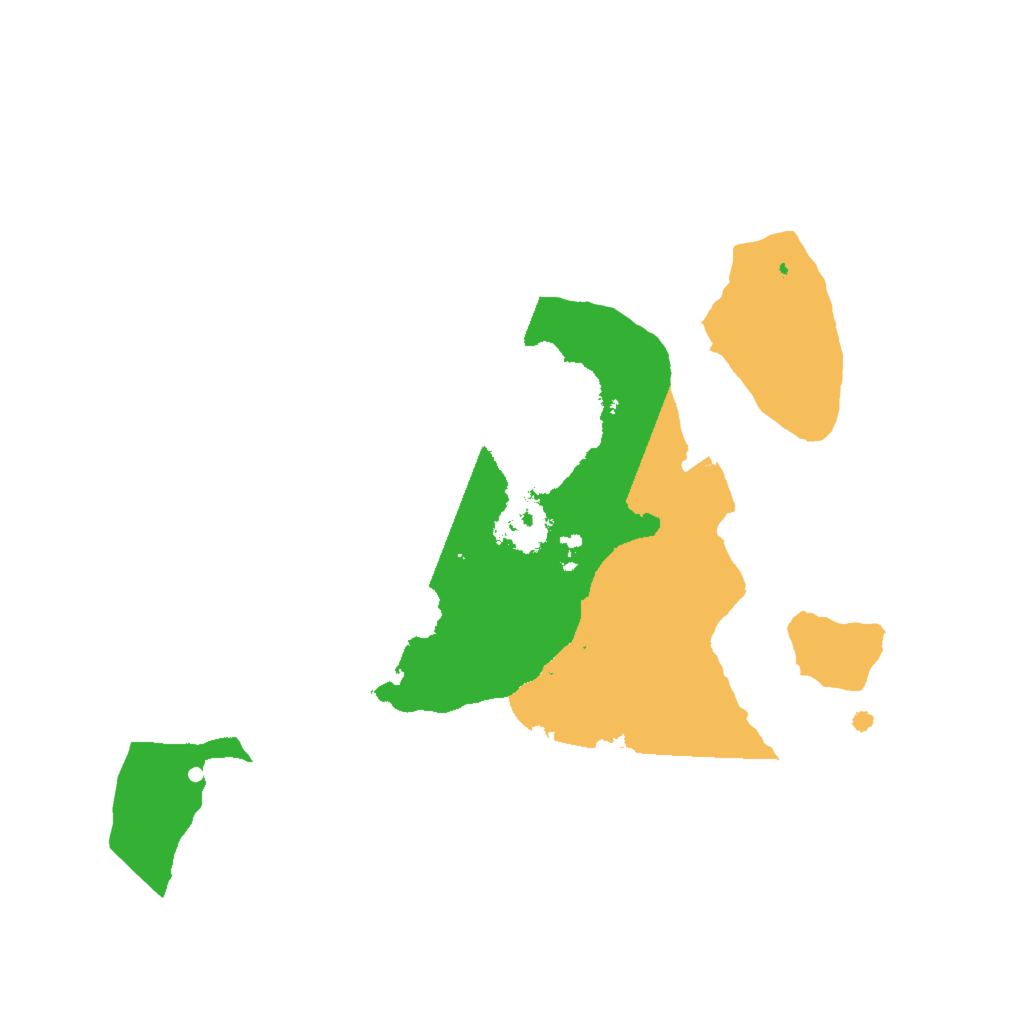 Biome Rust Map: Procedural Map, Size: 2000, Seed: 123123666