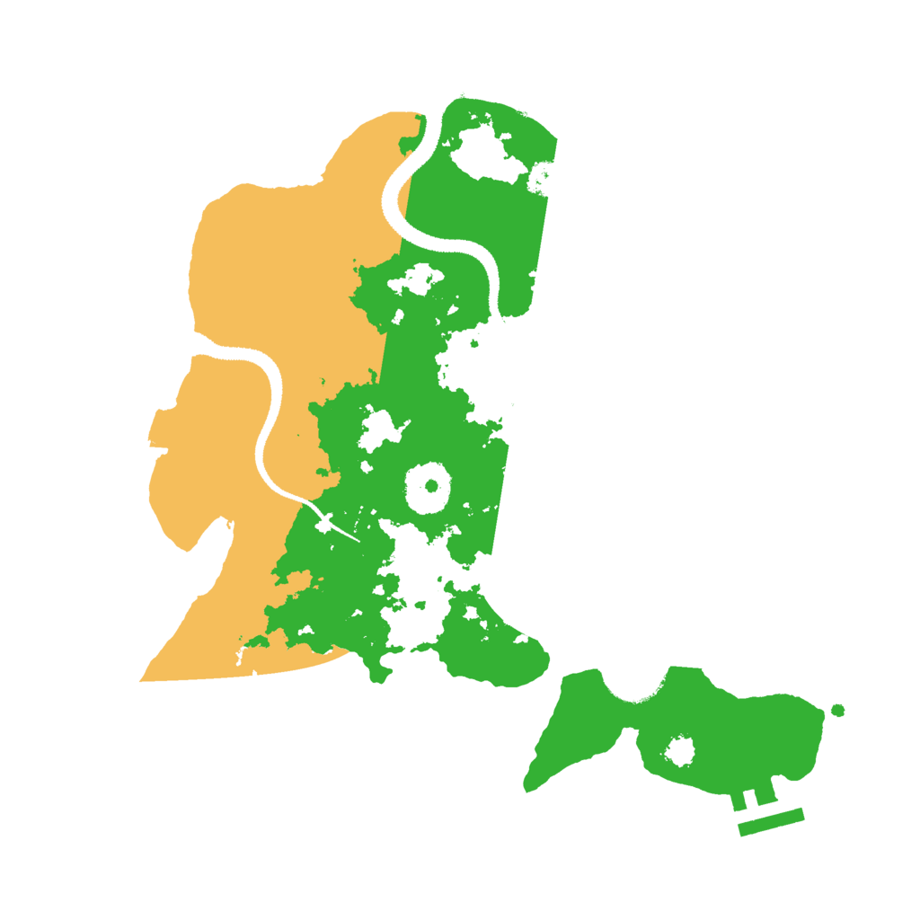 Biome Rust Map: Procedural Map, Size: 2800, Seed: 1340489170