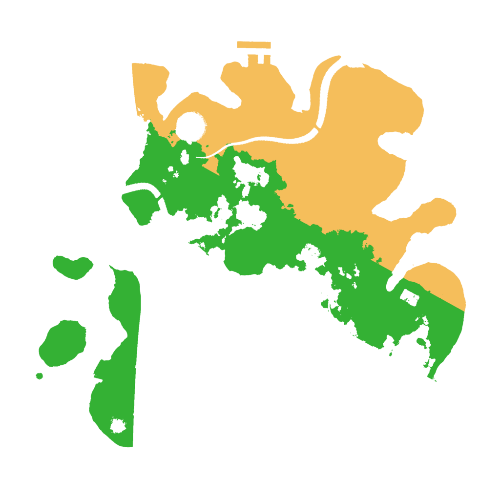 Biome Rust Map: Procedural Map, Size: 3000, Seed: 1837241762
