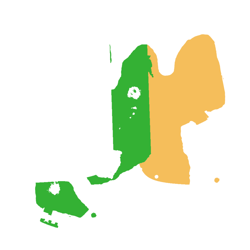 Biome Rust Map: Procedural Map, Size: 2000, Seed: 847944995