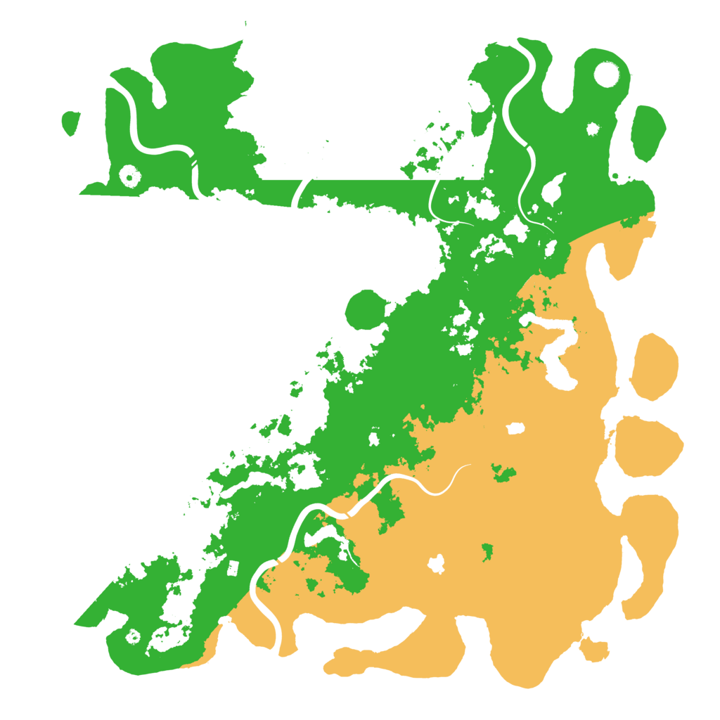 Biome Rust Map: Procedural Map, Size: 5000, Seed: 1888301077