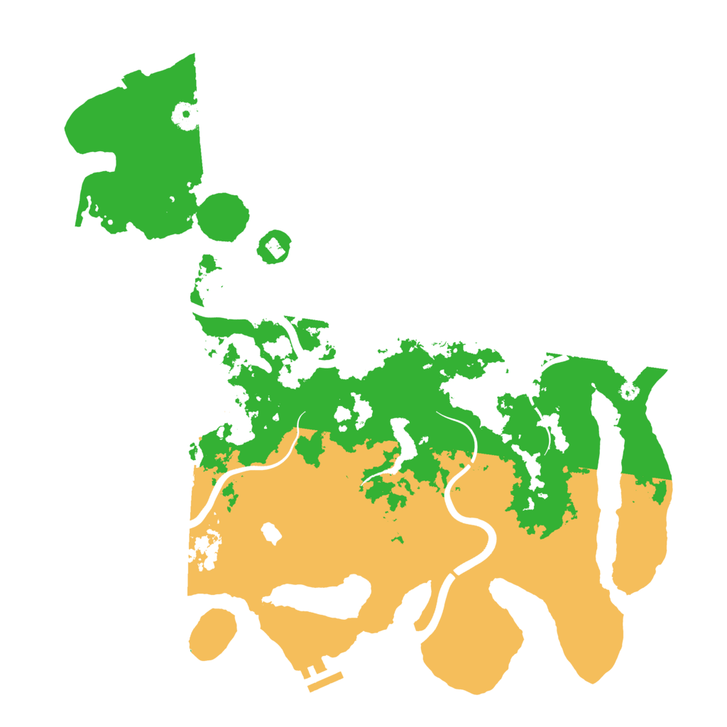 Biome Rust Map: Procedural Map, Size: 4000, Seed: 634196
