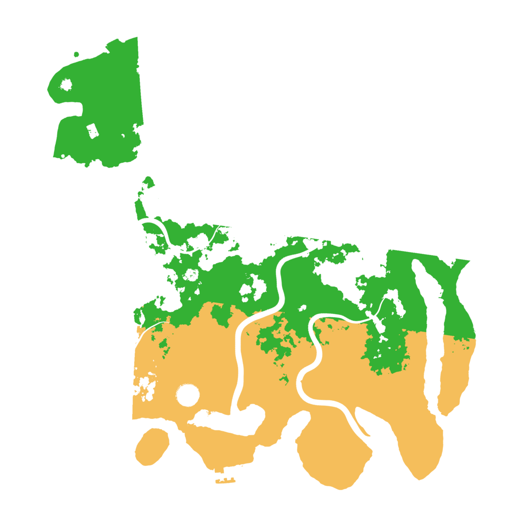 Biome Rust Map: Procedural Map, Size: 3950, Seed: 634196