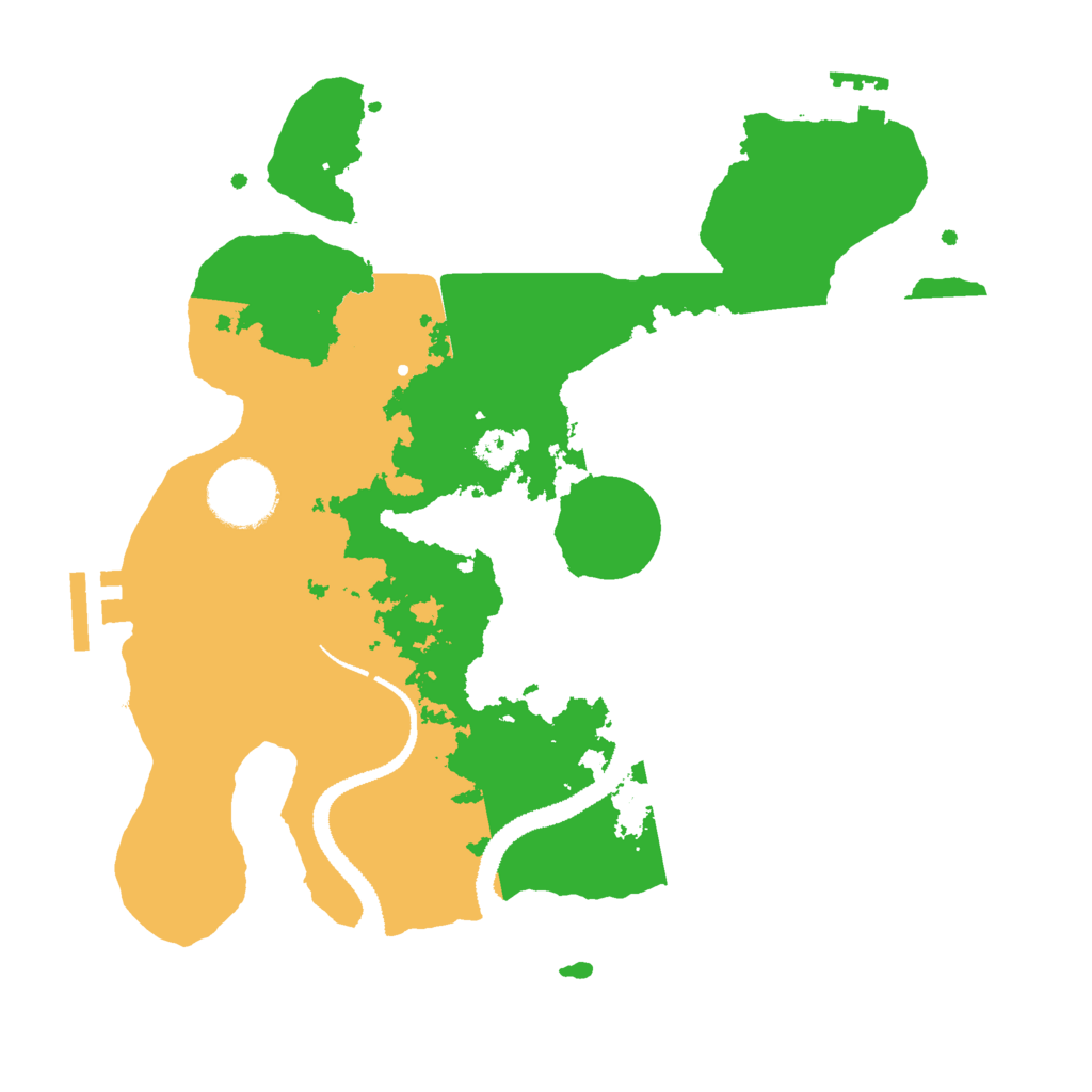 Biome Rust Map: Procedural Map, Size: 2800, Seed: 1637216499