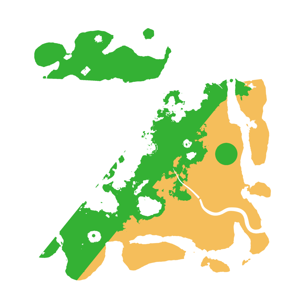 Biome Rust Map: Procedural Map, Size: 3500, Seed: 112701