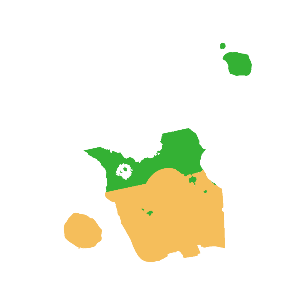 Biome Rust Map: Procedural Map, Size: 2000, Seed: 1327956633