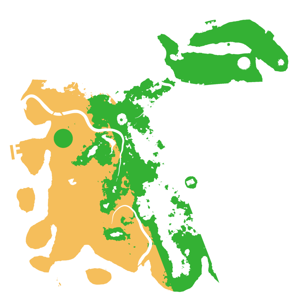 Biome Rust Map: Procedural Map, Size: 4250, Seed: 169639918