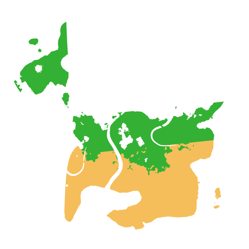 Biome Rust Map: Procedural Map, Size: 3000, Seed: 1792173090