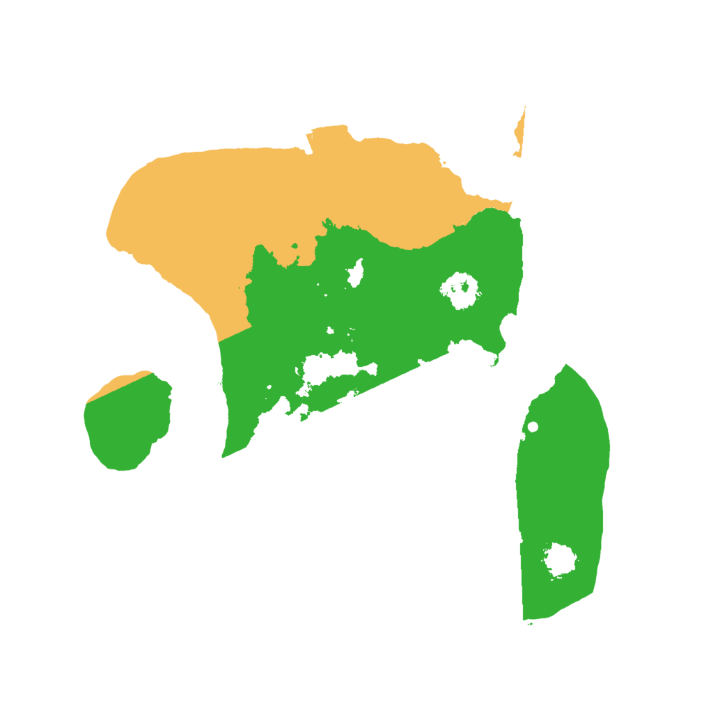 Biome Rust Map: Procedural Map, Size: 2000, Seed: 1234434532