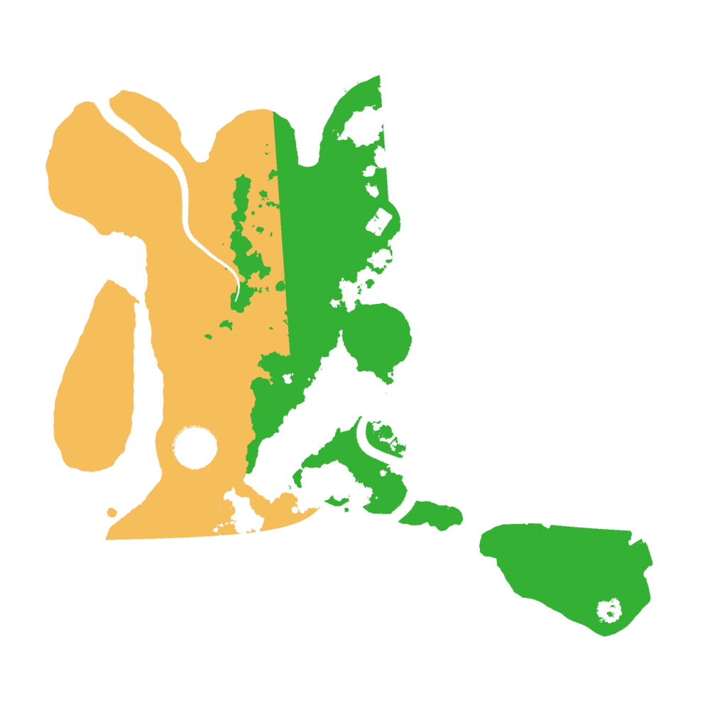 Biome Rust Map: Procedural Map, Size: 3000, Seed: 279332370